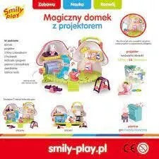 Lavinantis žaislas Smily Play Magiškas namas su projektoriumi