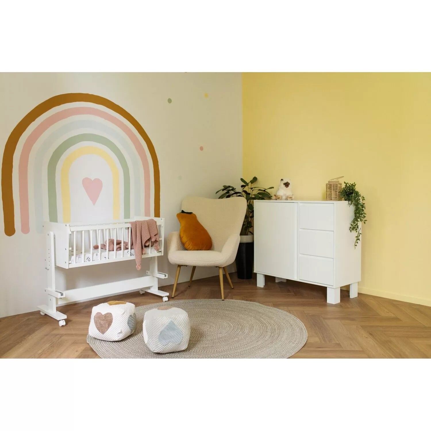 Lopšiukas supamas Little Sky By Klupś  ZOYA 5in1