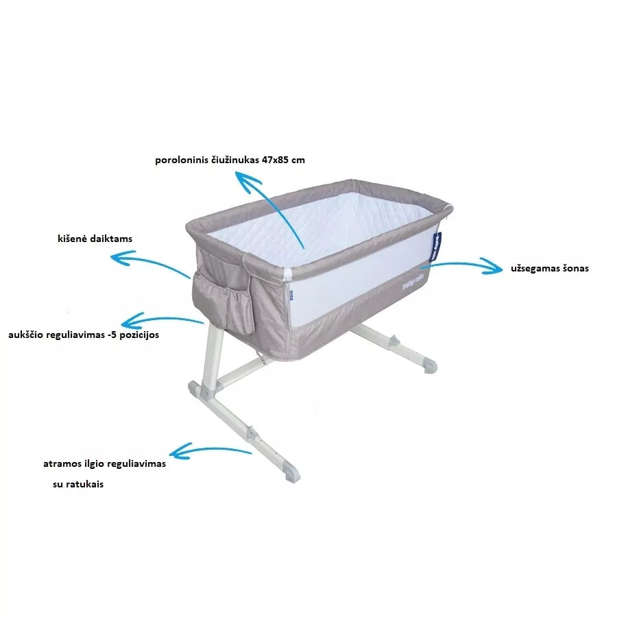 Lovytė-lopšiukas BabyMix P-9