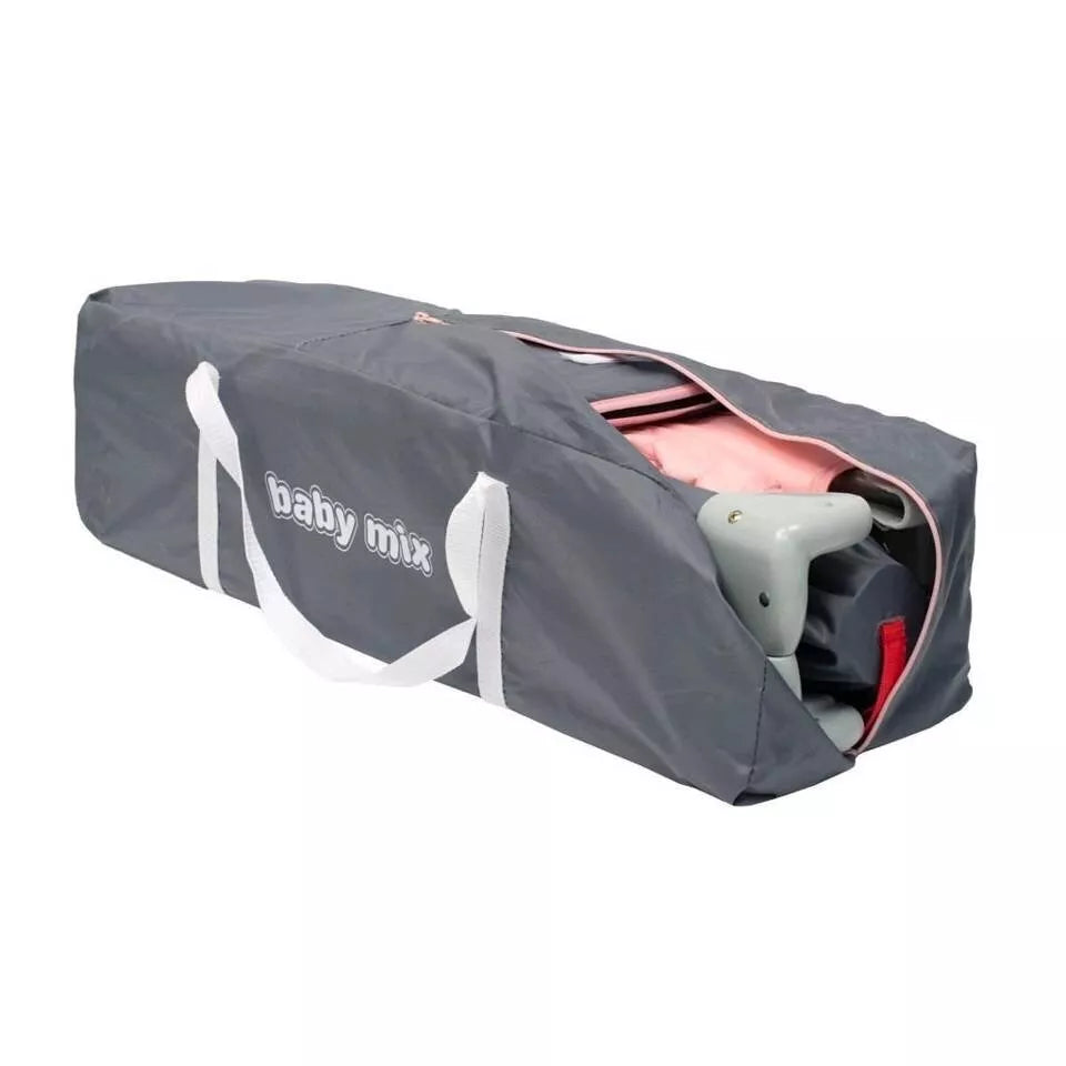Maniežas-lovytė BabyMix-2 Grey