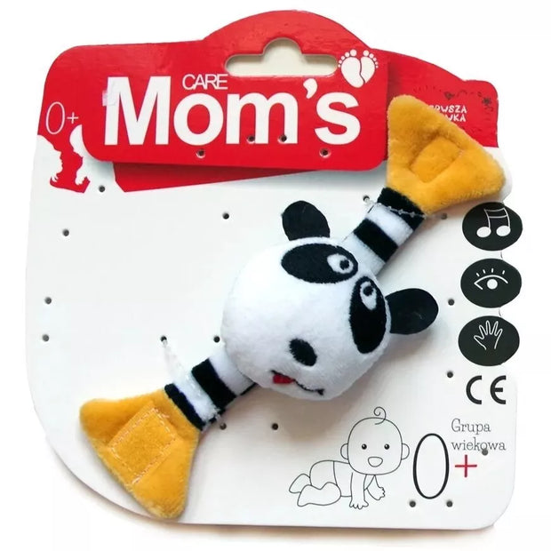 Minkštas barškutis ant riešo Mom's Care  PANDA