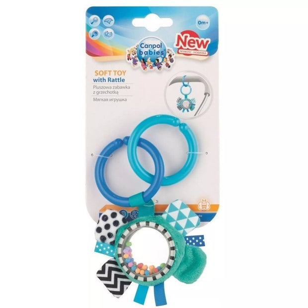 Minkštas pakabinamas barškutis  Canpol 68/057 Blue