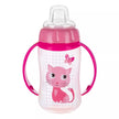 Mokomasis puodelis su silikoniniu snapeliu Canpol CUTE ANIMALS 56/512 Pink
