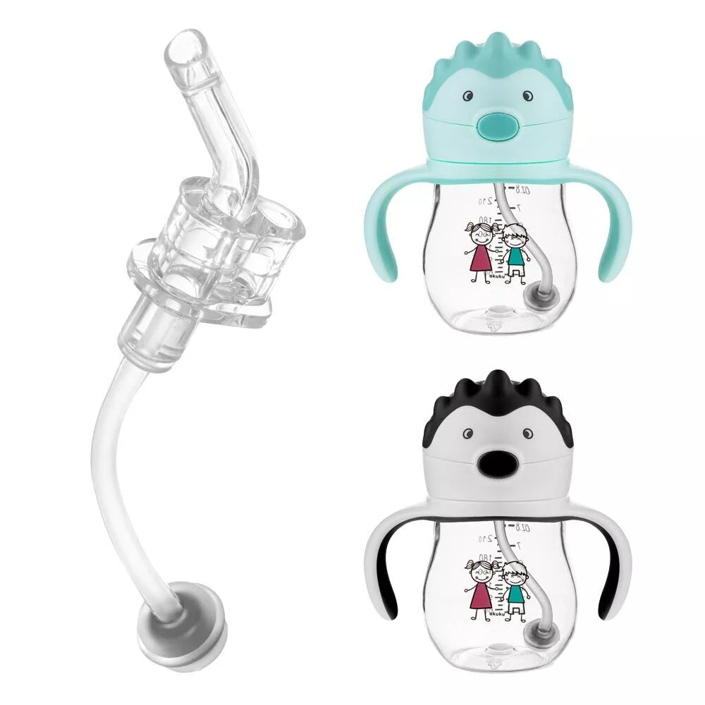 Nelašantis silikoninis šiaudelis su svareliu A0462