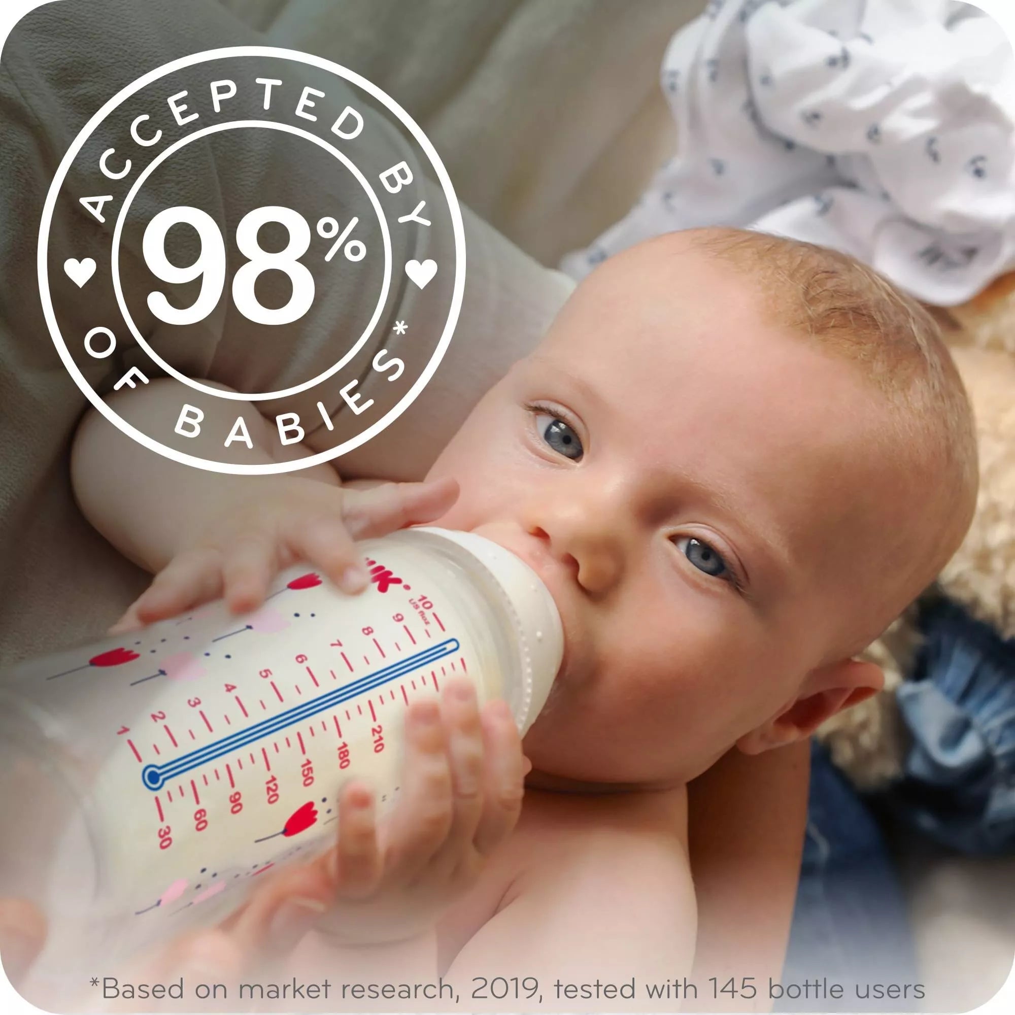 NUK buteliukas 300 ml NO COLIC 0-6