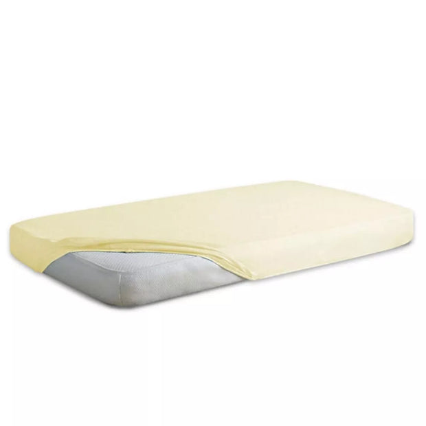 Paklodė Jersey neperšlampama su guma 90 Ecru