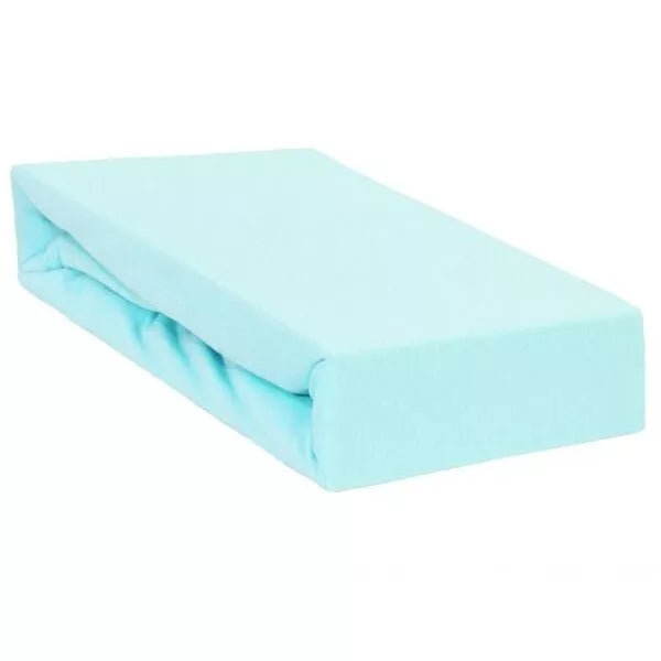 Paklodė Jersey su guma 60 Turquoise