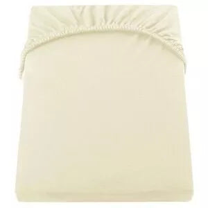 Paklodė JERSEY su guma 75x125 Ecru
