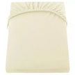 Paklodė JERSEY su guma 75x125 Ecru