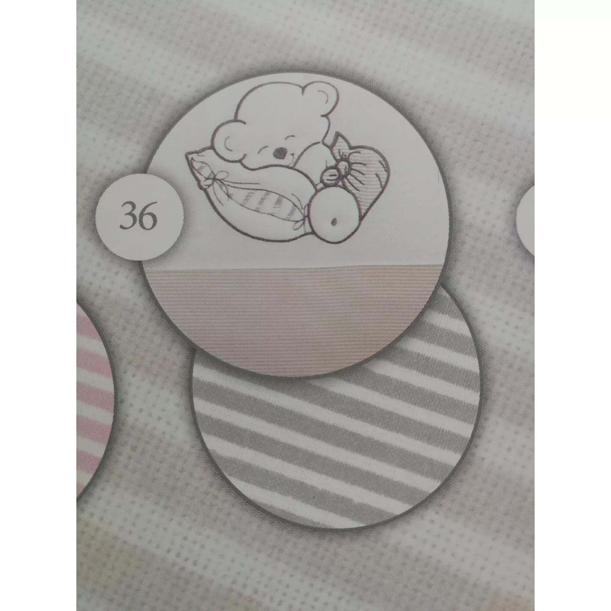 Pataliukai 6 dalių TuttoLina SLEEPING BEAR