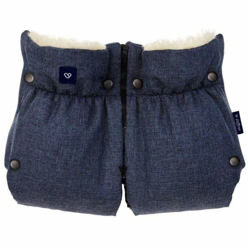 Pirštinės-mova vežimėliui ar rogėms Womar iGROW Navy