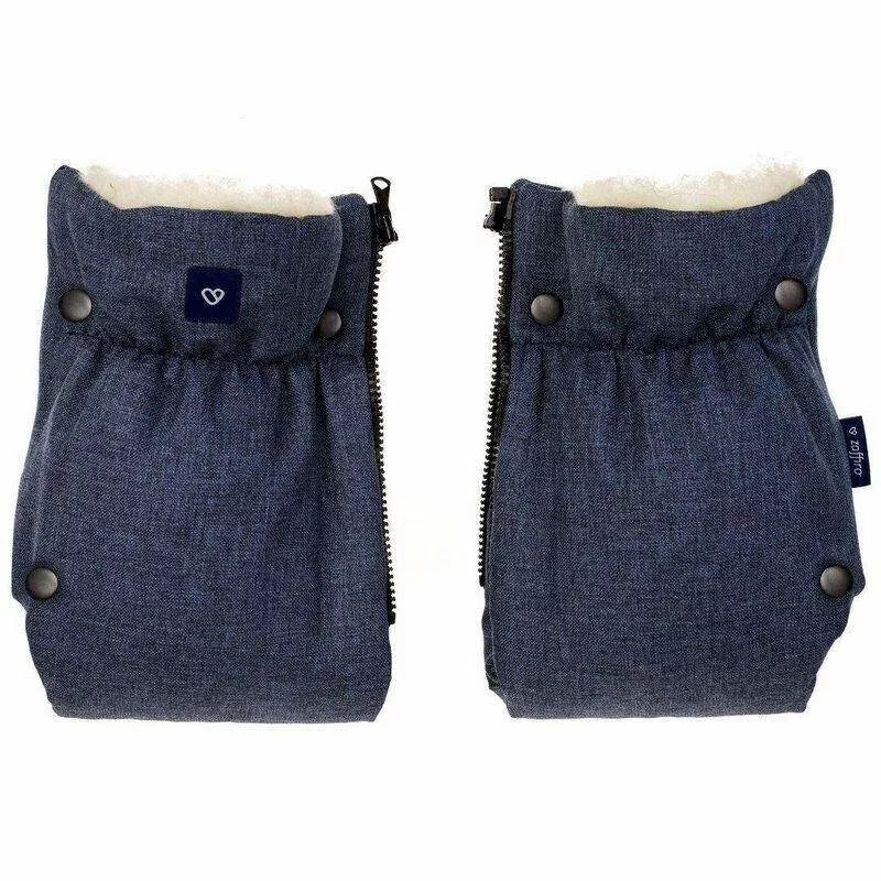 Pirštinės-mova vežimėliui ar rogėms Womar iGROW Navy