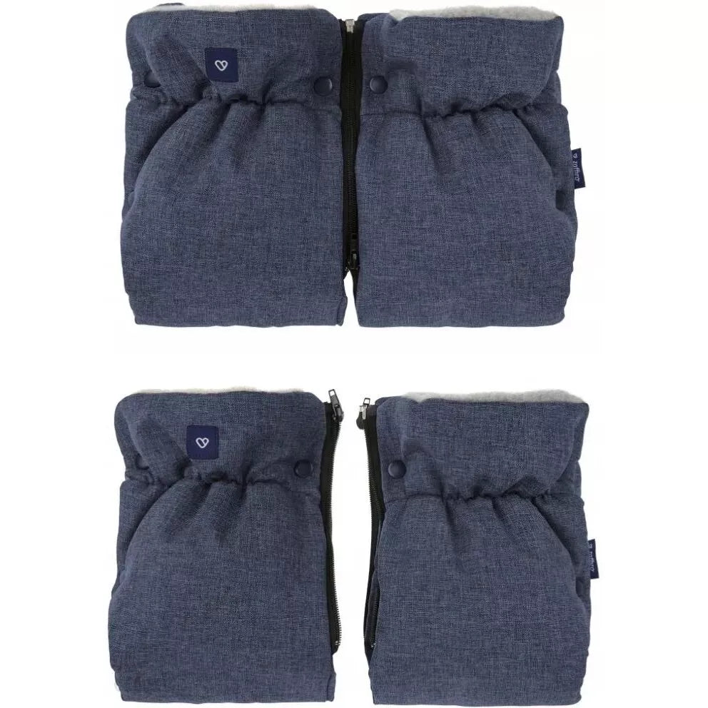 Pirštinės-mova vežimėliui ar rogėms Womar iGROW Navy