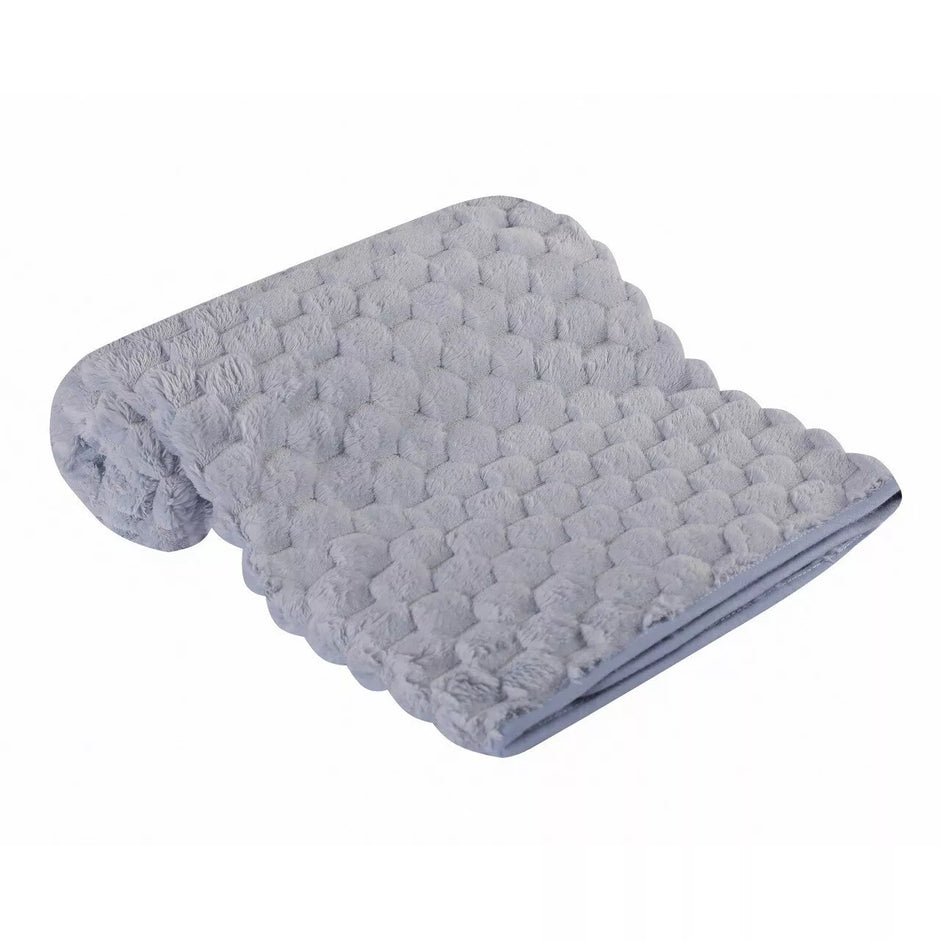 Rankšluostis FROTTE su gobtuvu + pledukas MINKI Grey Duck