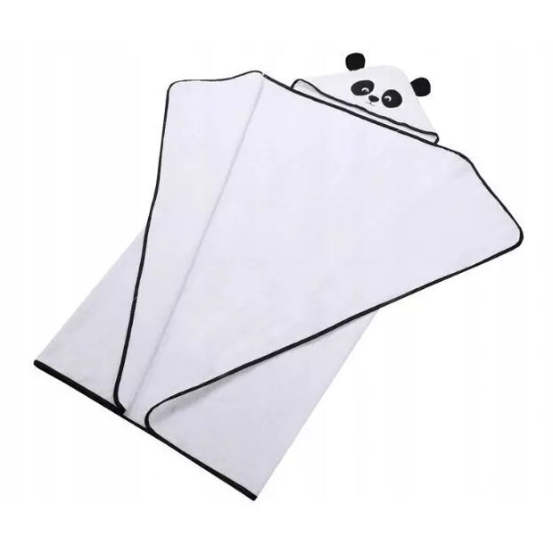 Rankšluostis kūdikiui 3D su gobtuvu ANIMAL-Panda