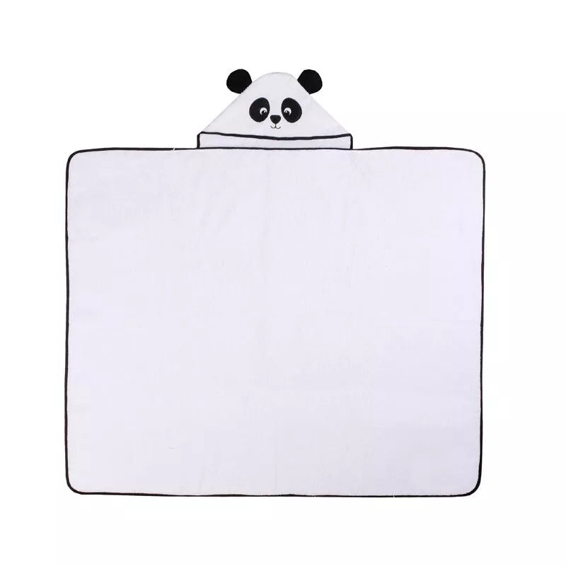 Rankšluostis kūdikiui 3D su gobtuvu ANIMAL-Rabbit