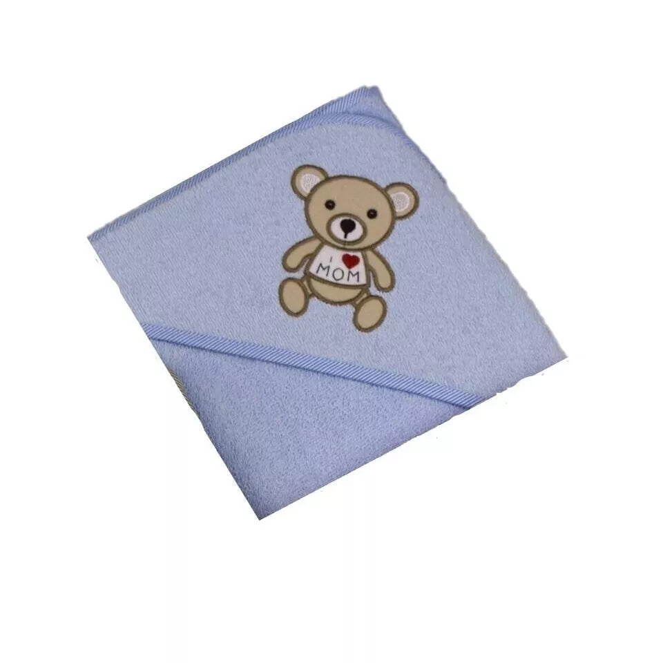 Rankšluostis kūdikiui su gobtuvu BEAR