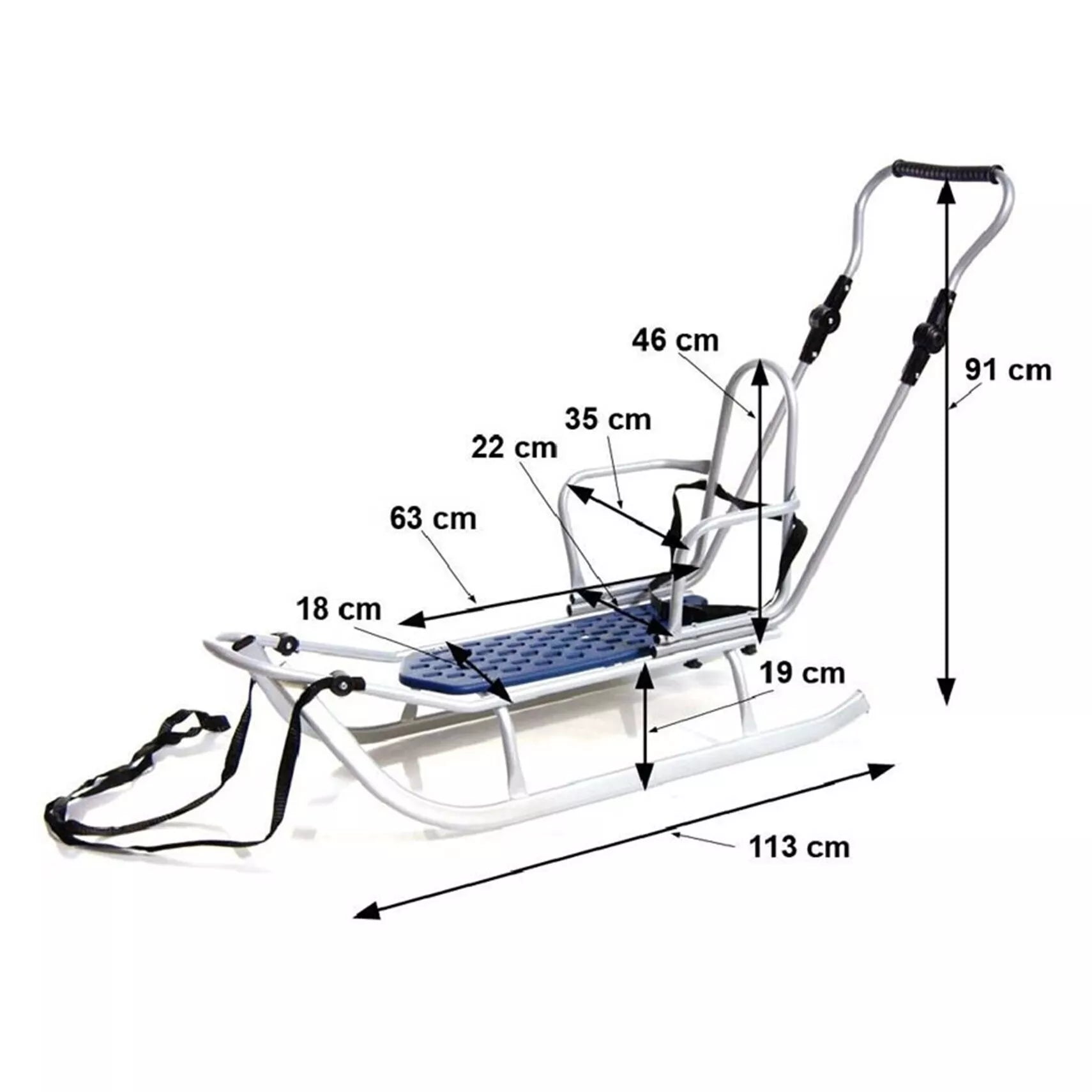 Rogės metalinės Adbor PICCOLINO Blue