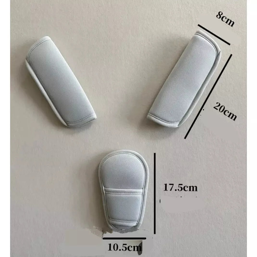 Saugos diržų paminkštinimai Dark Grey-3