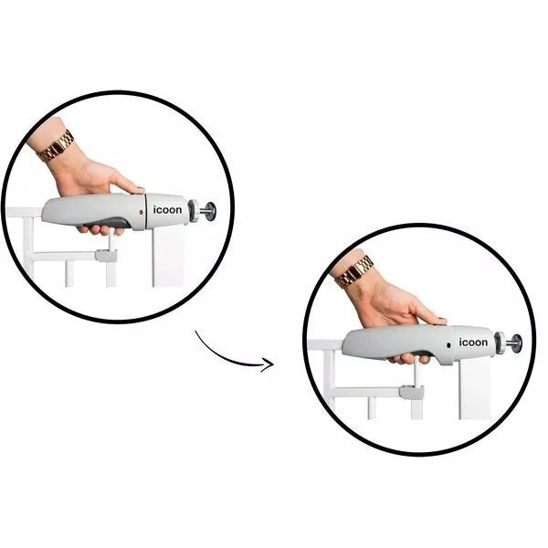 Apsauginiai varteliai ICOON 76-104 cm, White