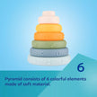 Sensorinė Piramidė dėlionė  Canpol 79/103
