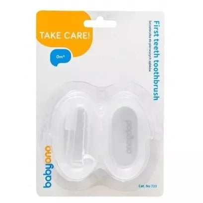 Silikoninis dantų šepetėlis-masažuoklis BabyOno 723