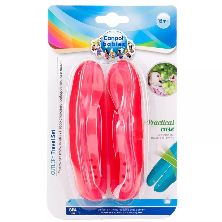 Stalo įrankių rinkinys kelioninis Canpol 74/019 Red