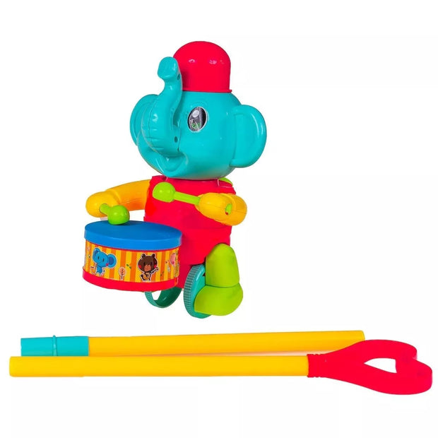 Stumiamas žaislas ELEPHANT WITH  A  DRUM