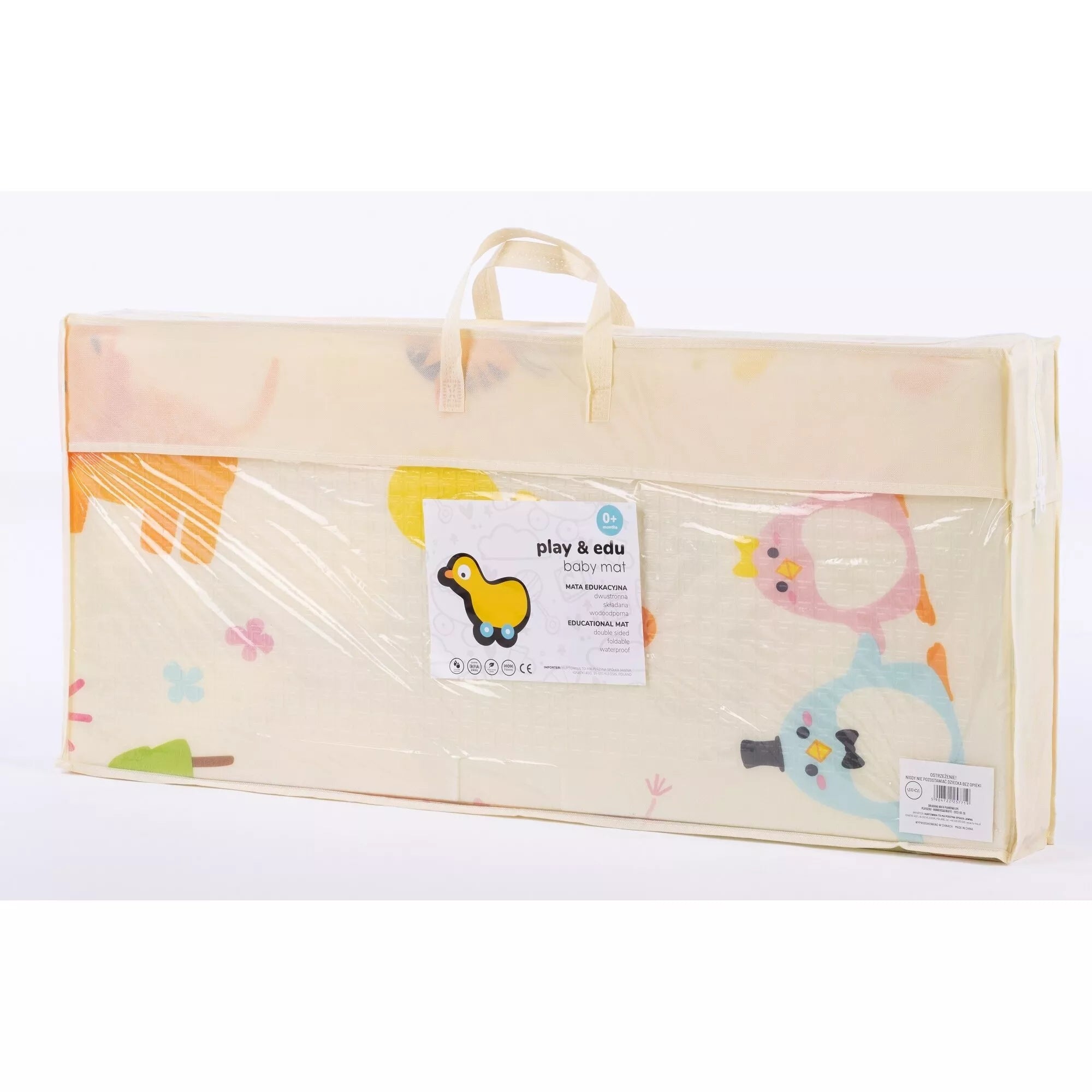 Sulankstomas, dvipusis putplasčio kilimėlis BEAR & ROAD