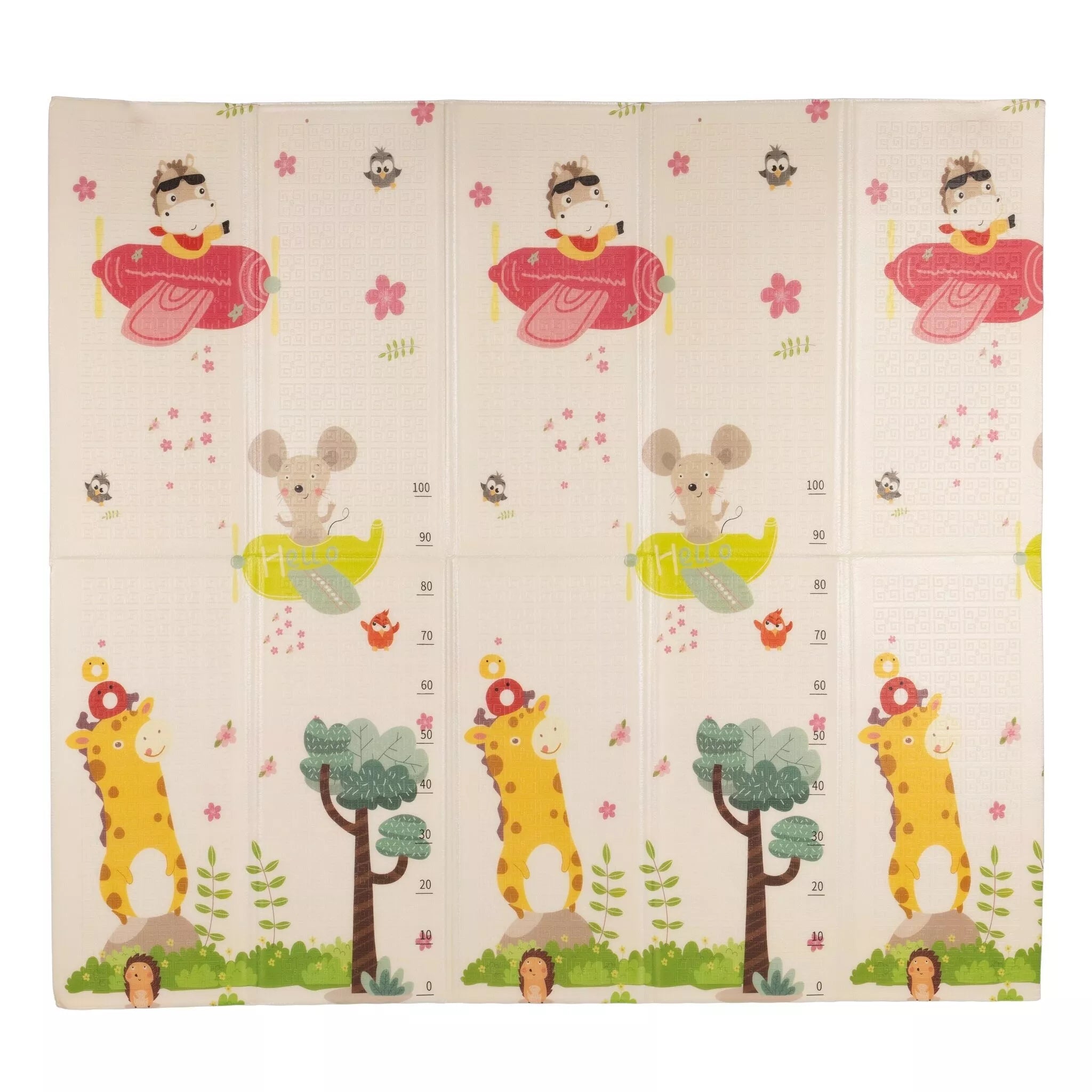 Sulankstomas, dvipusis putplasčio kilimėlis RIDE & FLY