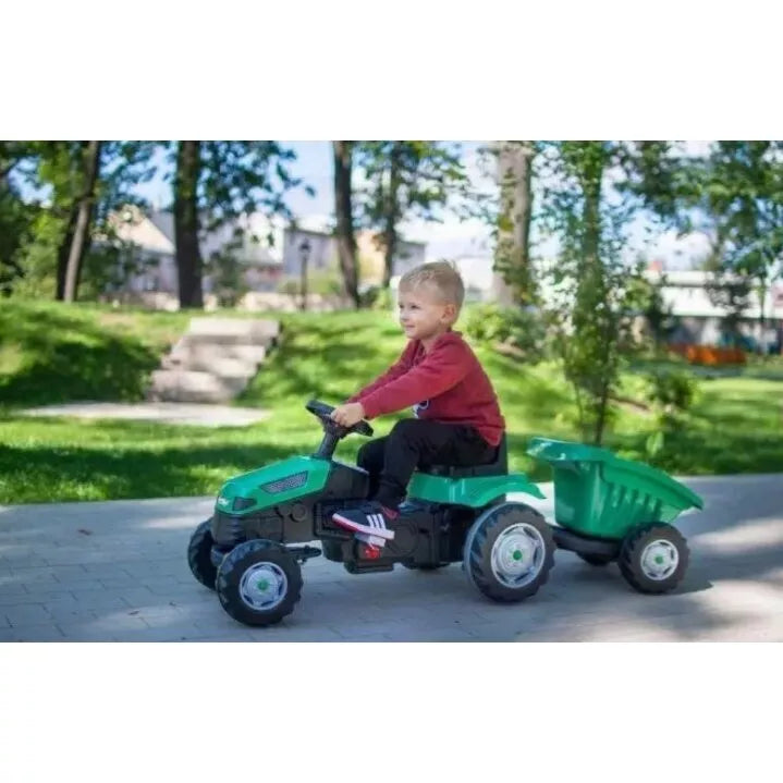 Traktorius minamas su priekaba PILSAN Red