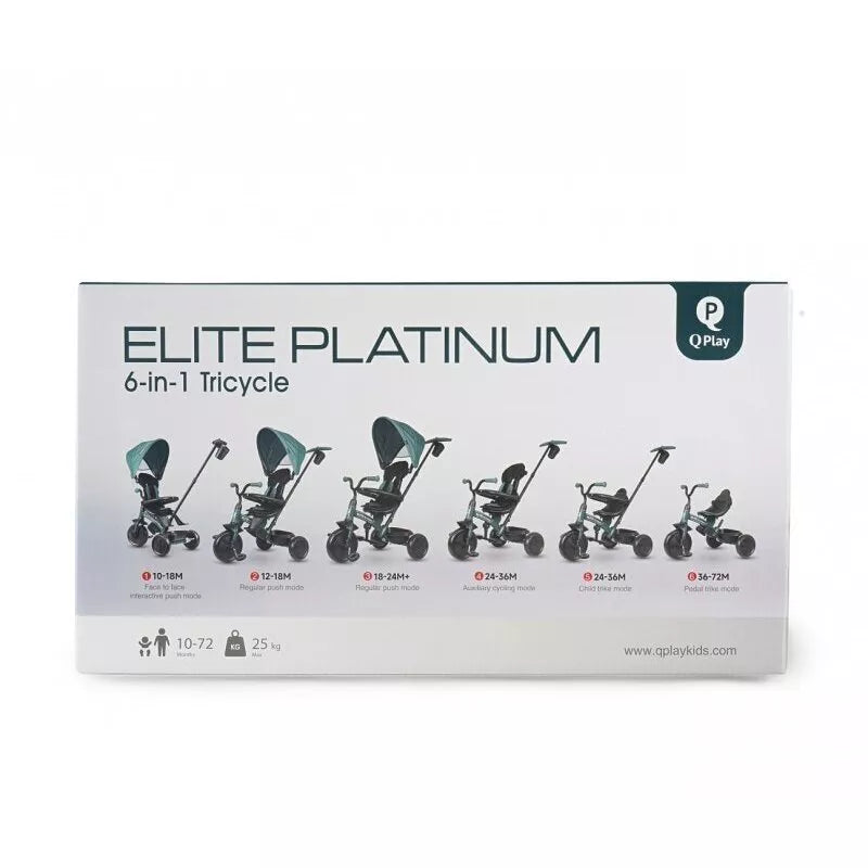 Triratukas QPlay 6in1 ELITE PLATINUM Green