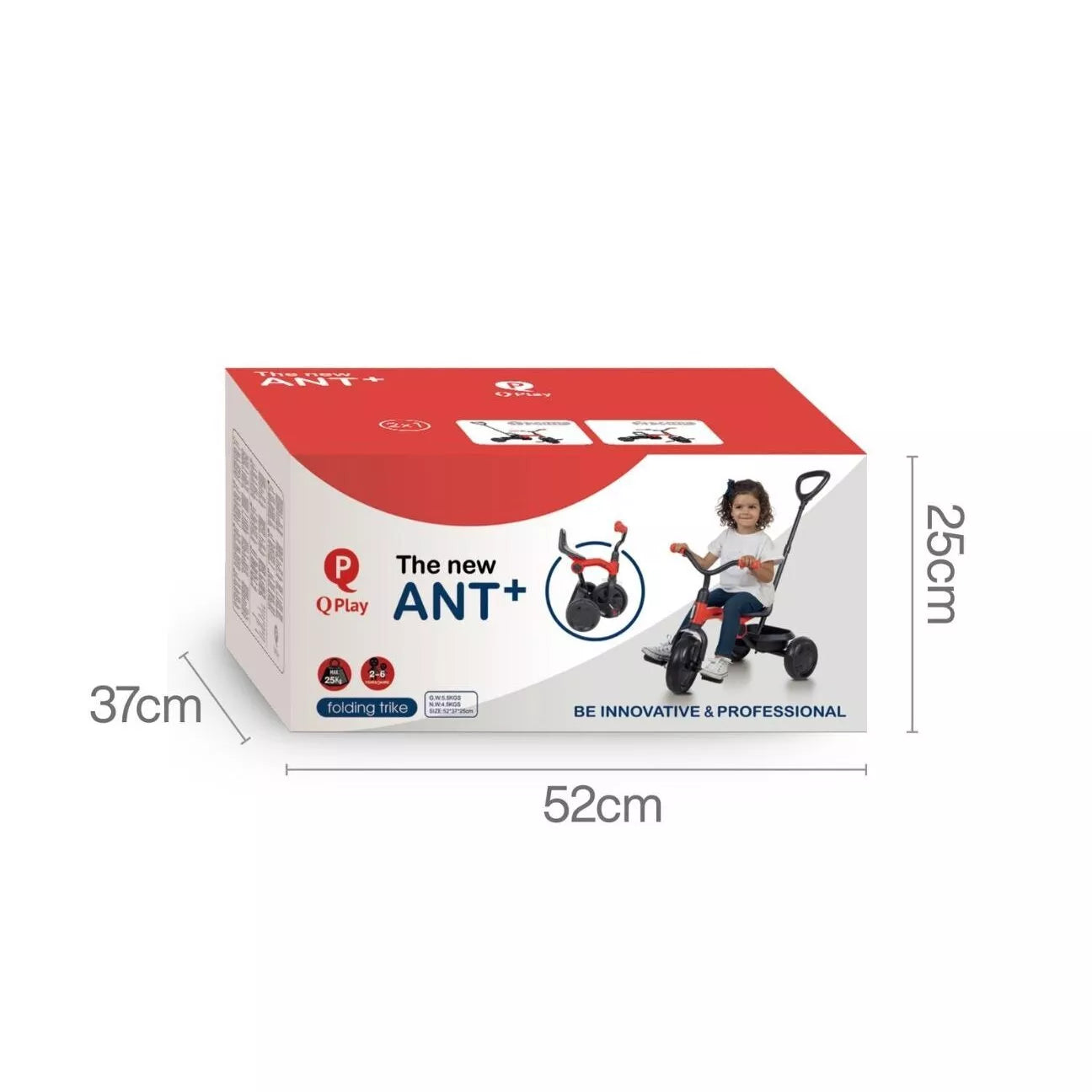 Triratukas QPlay ANT PLUS Rose