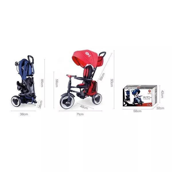 Triratukas QPlay RITO PLUS Black