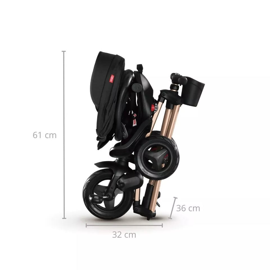 Triratukas sulankstomas  QPlay  NOVA+Rubber GOLD