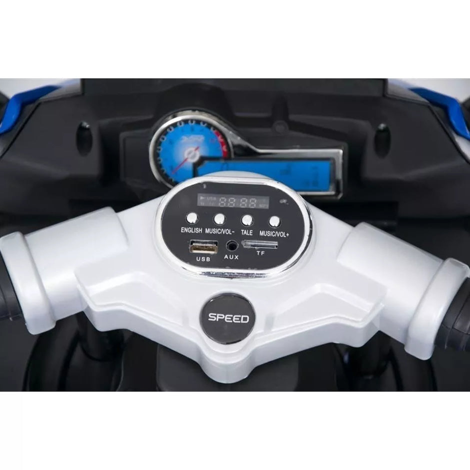 Vaikiškas elektrinis motociklas 01200ST-6V, Blue