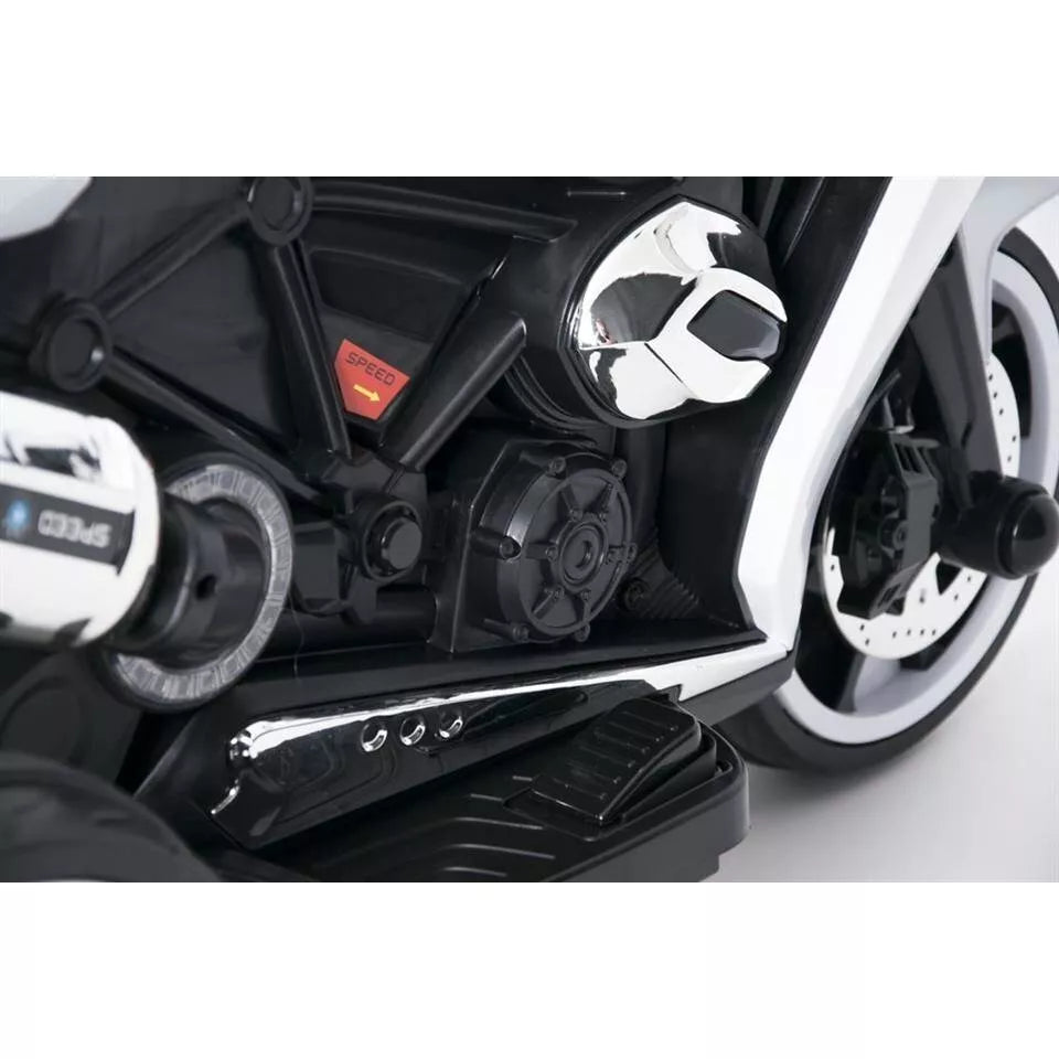 Vaikiškas elektrinis motociklas 01200ST-6V, White