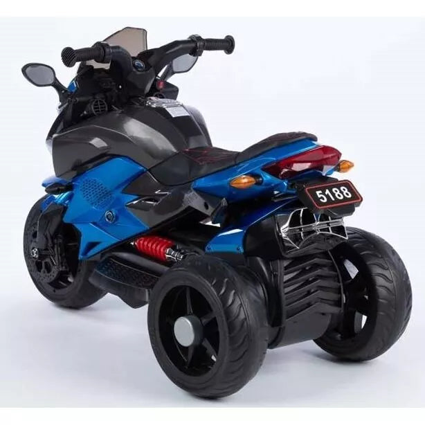 Vaikiškas elektrinis motociklas T1500-12V-EVA -Lakuotas, Blue