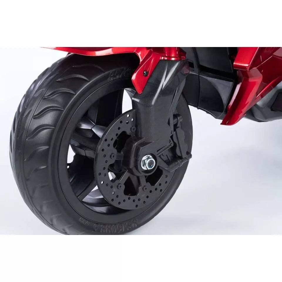 Vaikiškas elektrinis motociklas T1500-12V-EVA -Lakuotas, Red