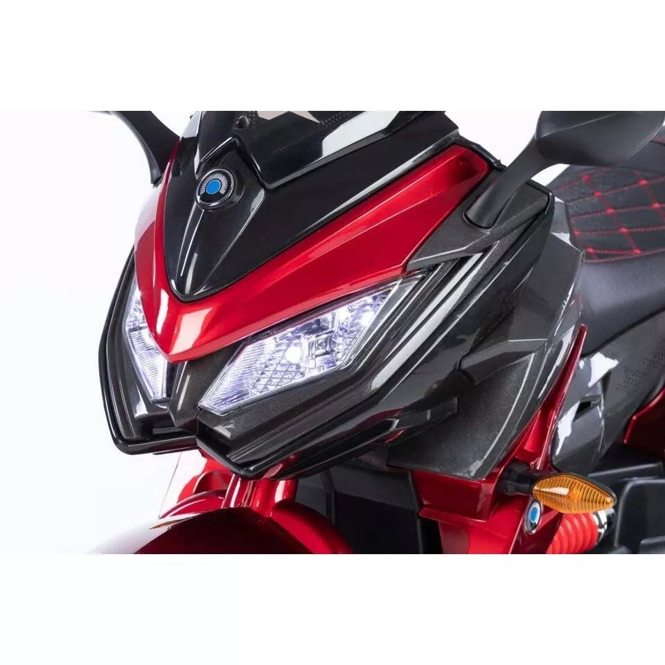 Vaikiškas elektrinis motociklas T1500-12V-EVA -Lakuotas, Red
