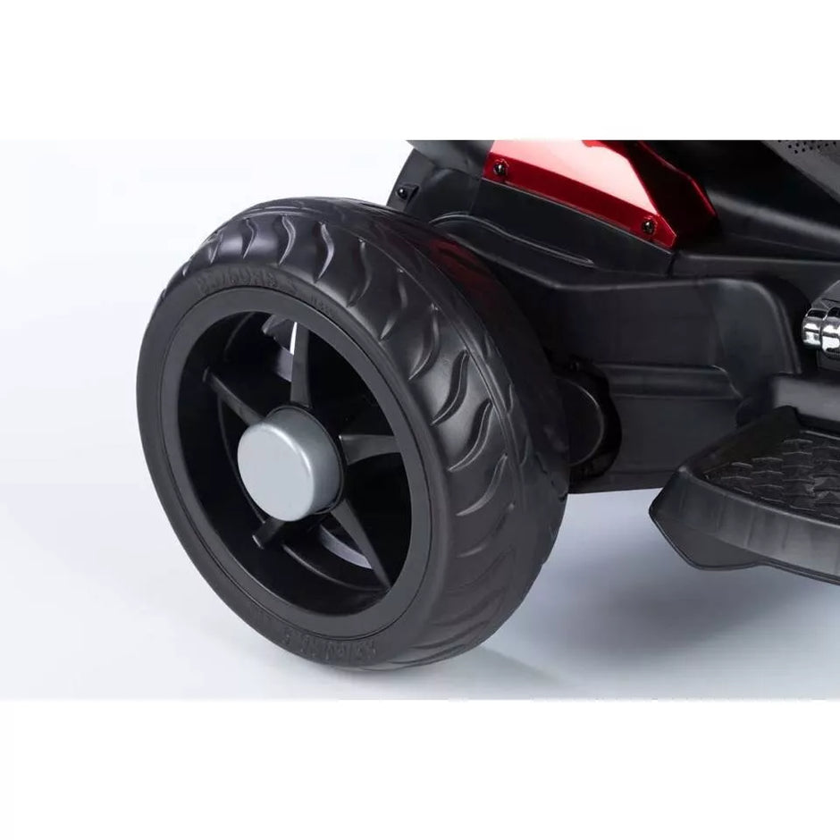 Vaikiškas elektrinis motociklas T1500-12V-EVA -Lakuotas, Red