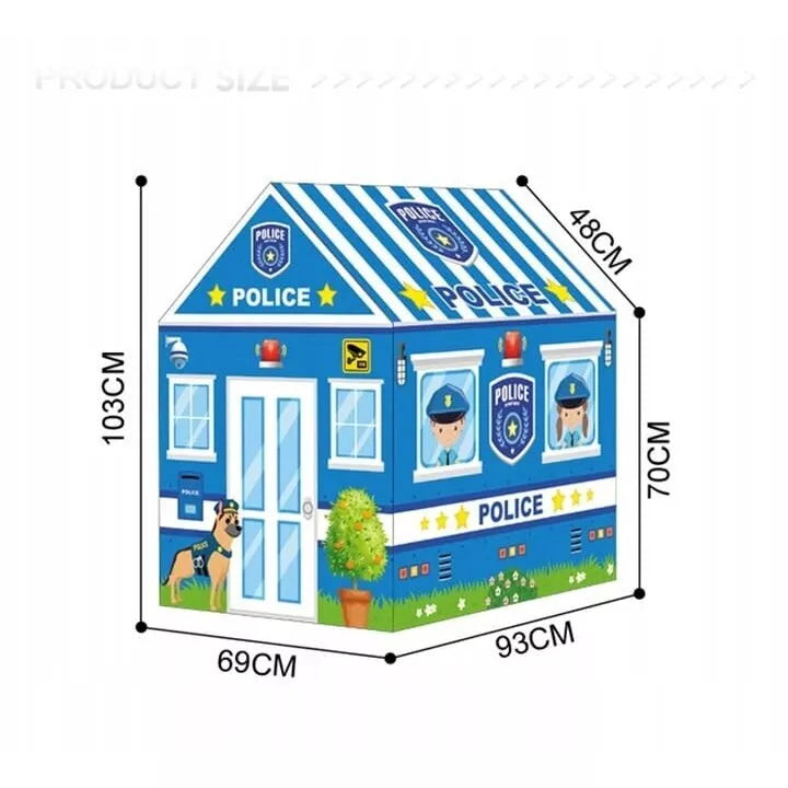 Vaikų žaidimų namelis-palapinė POLICE