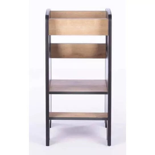 Virtuvės bokštelis vaikams Drewex KITCHEN HELPER Graphite/Oak