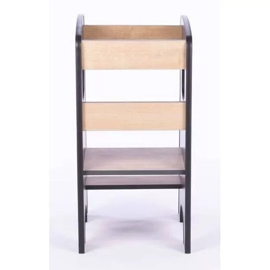 Virtuvės bokštelis vaikams Drewex KITCHEN HELPER Graphite/Oak