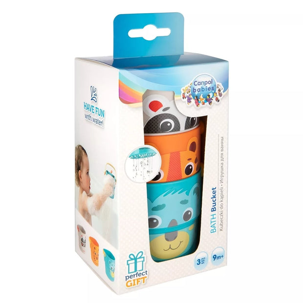 Vonios žaislas Canpol kibirėliai HELLO LITTLE 56/000