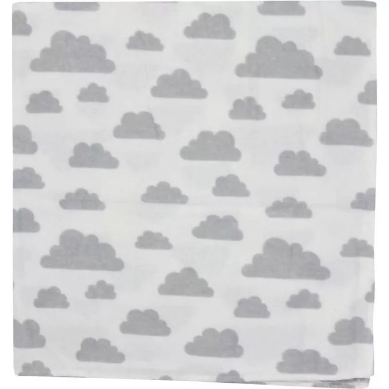 Vystyklų rinkinys Koala Baby FLANNEL PRINT GREY 3vnt