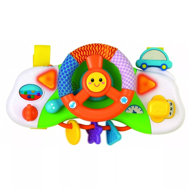 Žaislas lavinamasis su garsais ir šviesomis, Winfun Baby Activity Steering Wheel