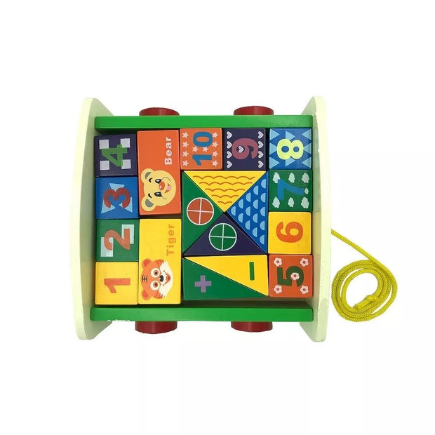 Žaislas medinis Smily Play KARUTIS SU KALADĖLĖMIS, DT6084