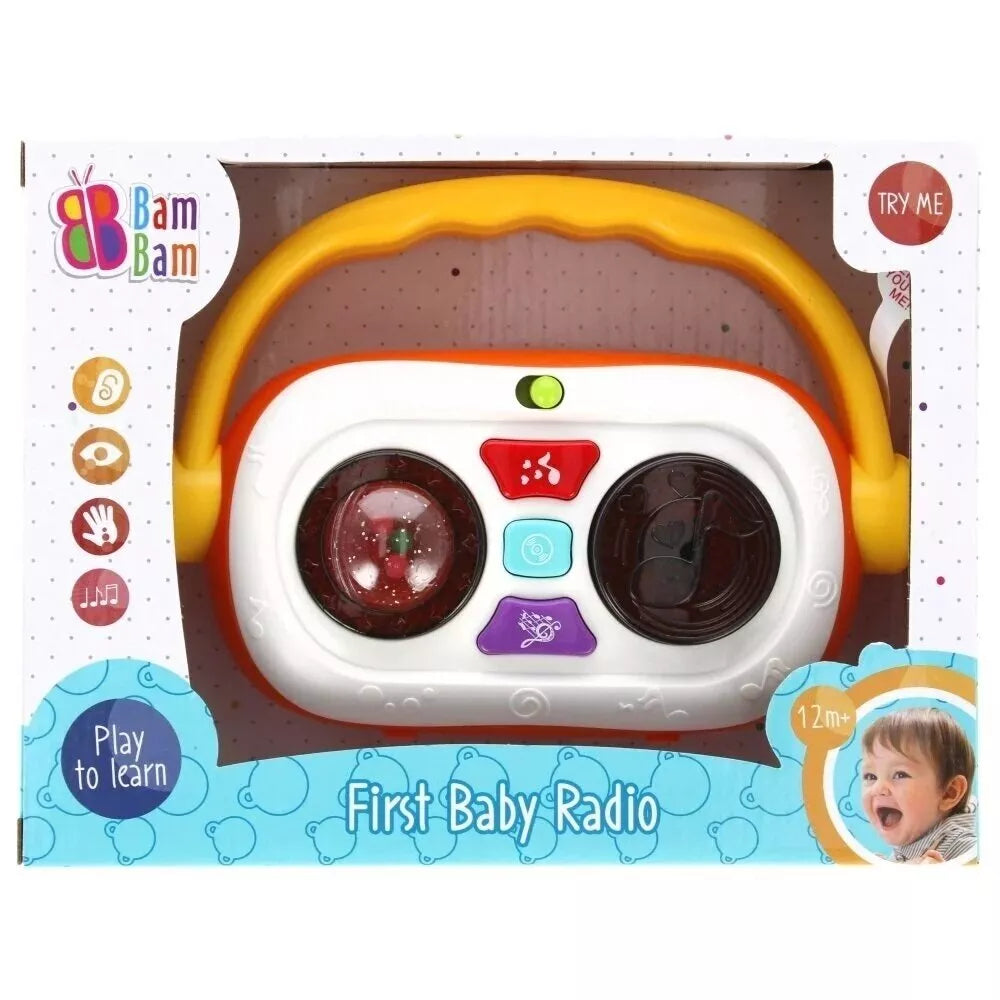 Žaislas muzikinis BamBam FIRST BABY RADIO