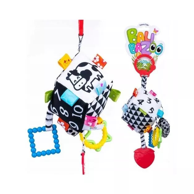Žaislas-pakabukas Balibazoo SENSORY CUBE